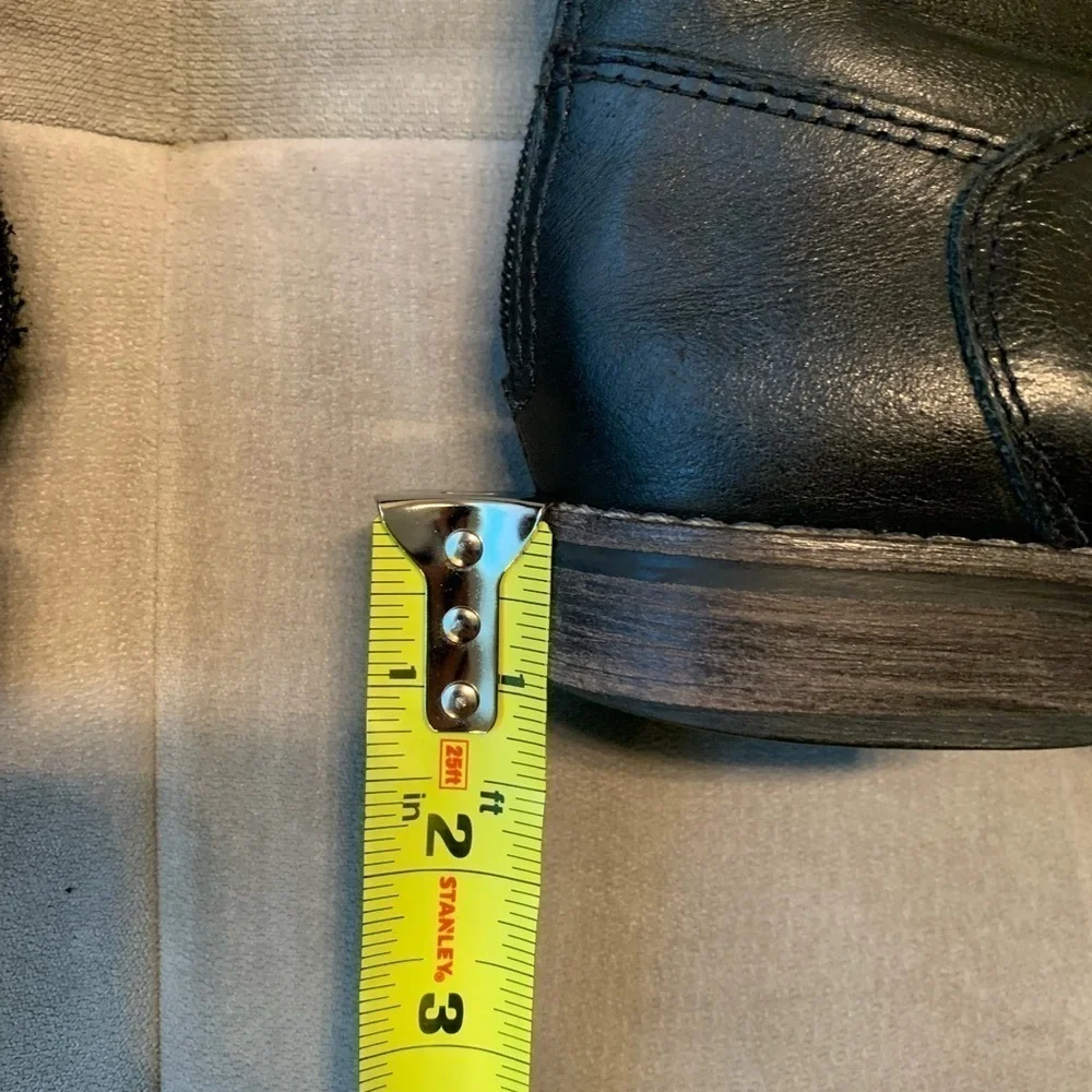 Anthropologie Matisse Yorker Boots Equestrian Riding Black Leather 6.5